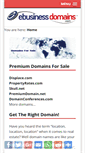 Mobile Screenshot of ebusinessdomains.com